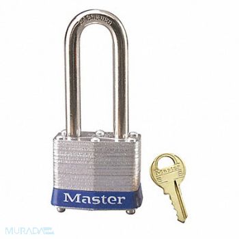 MASTER LOCK D1931 Lockout Padlock KD Blue 1-1/4 H, 1AV26
