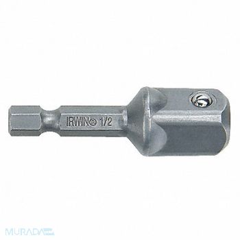 IRWIN Skt Adptr 1/4 in 1/2 in, 55EW21