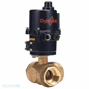 DYNAQUIP CONTROLS Electronic Ball Valve Brass 2 In., 1AWB8