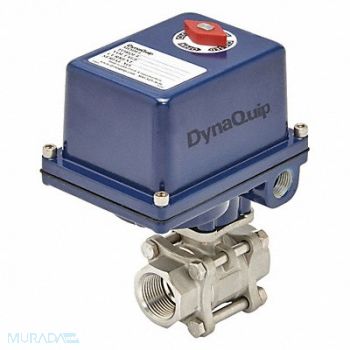 DYNAQUIP CONTROLS Electronic Ball Valve SS 1-1/4 In., 1AWH7