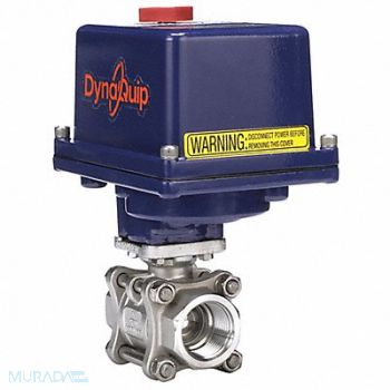 DYNAQUIP CONTROLS Electronic Ball Valve SS 1 In., 1AWH6