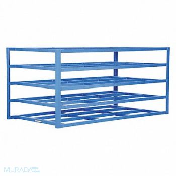 GRAINGER APPROVED Horizontal Sheet Rack Starter 48 H Blue, 1BBY4