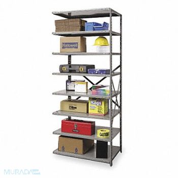 HALLOWELL Metal Shlvng Cap 350 lb 24inx84inx48in, 1BKL6