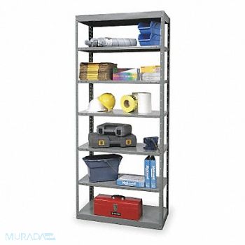 HALLOWELL Metal Shlvng Cap 800 lb 24inx84inx36in, 1BLL8