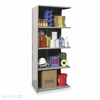 HALLOWELL Metal Shlvng Cap 500 lb 24inx84inx36in, 1BLN6