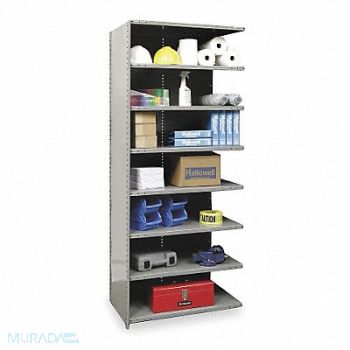 HALLOWELL Metal Shlvng Cap 900 lb 24inx84inx48in, 1BNL3