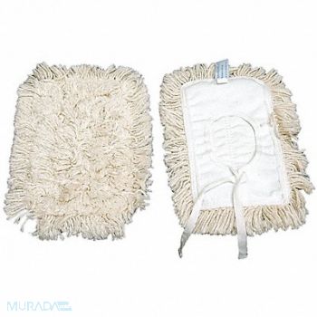 TOUGH GUY Mop Head White Cotton, 1CF58