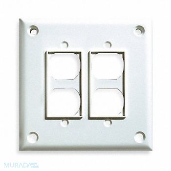 CORTECH Tiger Plate Security Wall Plate 2 Gang, 1CFC8