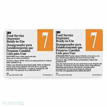 TOLCO Secondary Bottle Label Gloss Paper PK12, 1CJ90