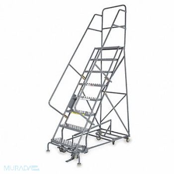 TRI-ARC Rolling Ladder Hndrl Pltfm 140 In H, 1CJK5