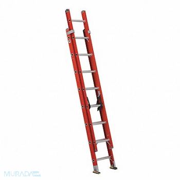 LOUISVILLE Extension Ladder Fiberglass 16 ft IA, 1CMW3