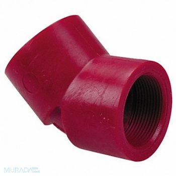 GRAINGER APPROVED Elbow 45 Degrees 2 in Pipe Size FNPT, 1CRE6