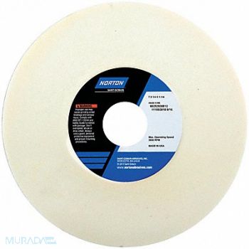 NORTON Grinding Wheel T1 7x1/4x1.25 AO 80G PK5, 1CTY5
