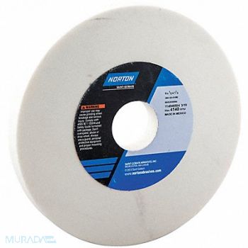 NORTON Grinding Wheel T1 6x1/2x1.25 AO 120G PK5, 1CTZ3