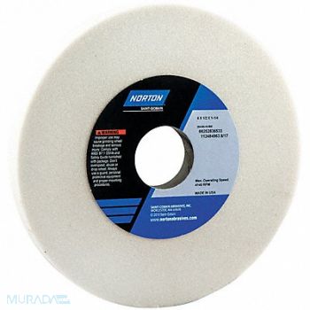 NORTON Grinding Wheel T1 6x1/2x1.25 AO 60G PK5, 1CTZ6