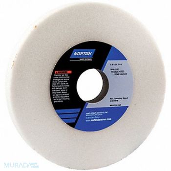 NORTON Grinding Wheel T1 6x1/2x1.25 AO 46G PK5, 1CTZ8