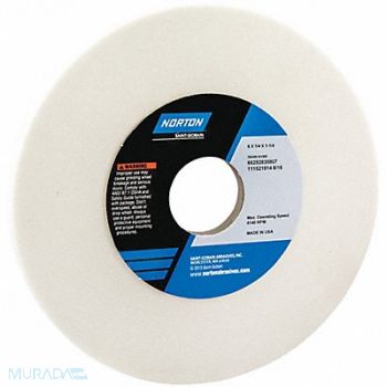 NORTON Grinding Wheel T1 6x1/4x1.25 AO 80G PK5, 1CTZ9