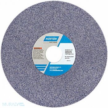 NORTON Grinding Wheel T1 8x3/4x1-1/4 AO 46G PK5, 1CUA8