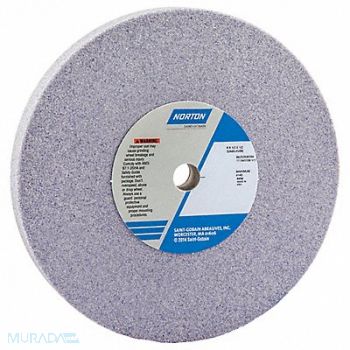 NORTON Grinding Wheel T1 6x1/2x1/2 AO 60G PK5, 1CUK3