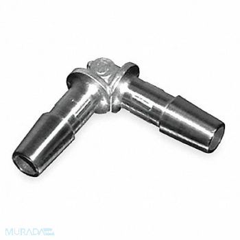 ELDON JAMES Elbow 90 Deg 1/2 In Barbed 316L SS, 1CVP4