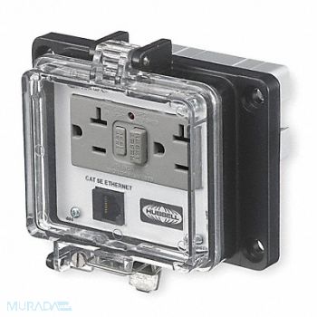 HUBBELL WIRING DEVICE-KELLEMS Access Port Power And Data NEMA 4X, 1CXG7