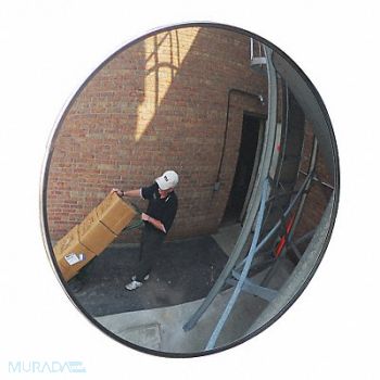 GRAINGER APPROVED Outdoor Convex Mirror 30 Dia Acrylic, 1CYY3