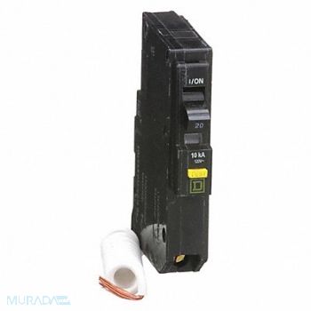 SQUARE D Circuit Breaker 20A Plug In 120V 1P, 1D235