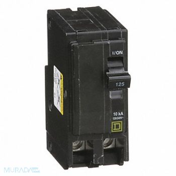 SQUARE D Circuit Breaker 125A Plug In 120/240V 2P, 1D253