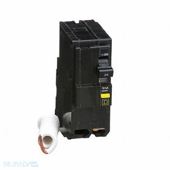 SQUARE D Circuit Breaker 20A Plug In 120/240V 2P, 1D304