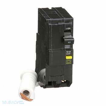SQUARE D Circuit Breaker 40A Plug In 120/240V 2P, 1D312