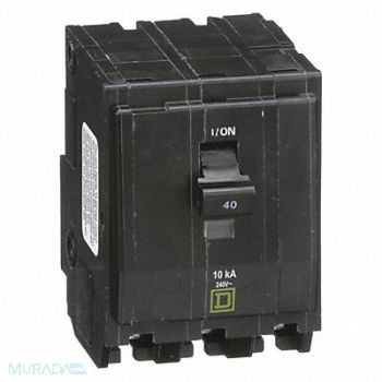 SQUARE D Circuit Breaker 40A Plug In 120/240V 3P, 1D326