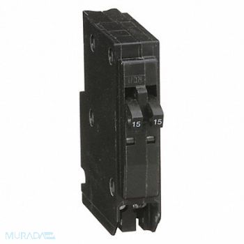SQUARE D Circuit Breaker 15A Plug In 120/240V 1P, 1D336