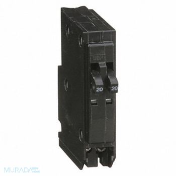 SQUARE D Circuit Breaker 20A Plug In 120/240V 1P, 1D337