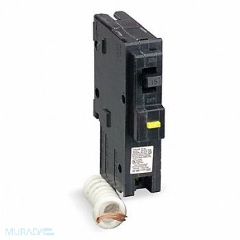 SQUARE D Circuit Breaker 15A Plug In 120V 1P, 1D341