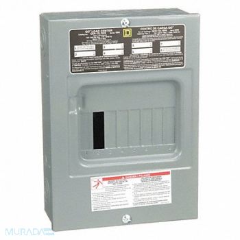 SQUARE D Load Center 100A Lug 1 Phase 6 Spaces, 1D420