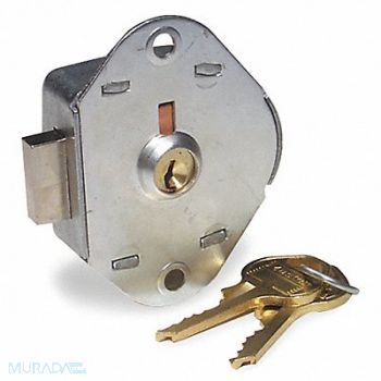 MASTER LOCK Built-In Locker Lock 2 7/8in Keypad Slvr, 1D571