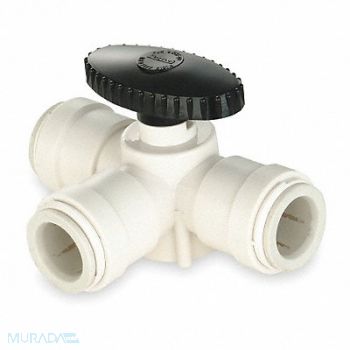 WATTS 1/4-Turn Stop 1/2 In CTS x 1/2 In CTS, 1DAT3