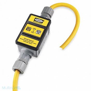 HUBBELL WIRING DEVICE-KELLEMS Line Cord GFCI 6ft 30A Yel 250V, 1DJH9