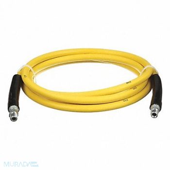 CONTINENTAL Pressure Washer Hose Yellow 15 ft L, 804UT9