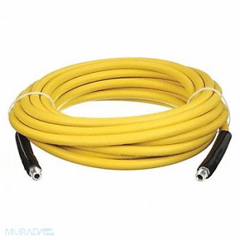 CONTINENTAL Pressure Washer Hose Yellow 25 ft L, 804UU0