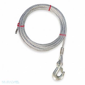 DAYTON Winch Cable GS 1/8 in x 100 ft., 1DLH6