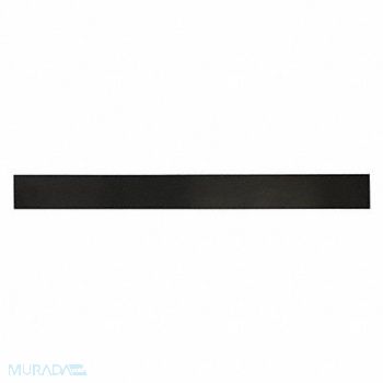 GRAINGER APPROVED Silicone Strip 50A 36 x2 x3/16 Black, 43Z076