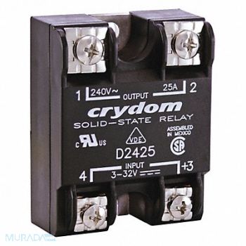 CRYDOM Solid State Relay In 3 to 32VDC 25, 1DTJ1