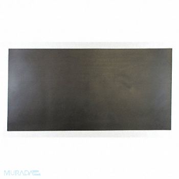GRAINGER APPROVED Silicone Sheet 50A 24 x12 x3/16 Black, 43Z074