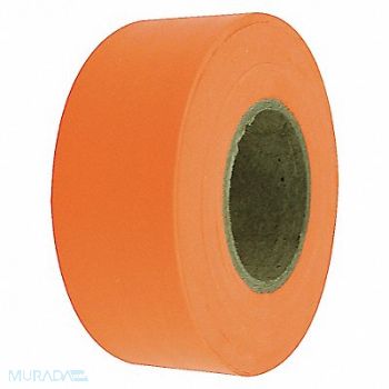 GRAINGER APPROVED Flagging Tape Fluorescent Orange 150 ft, 1EC17