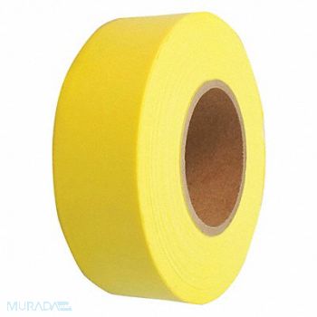 GRAINGER APPROVED Flagging Tape Yellow 300 ft x 1-3/16 In, 1EC22