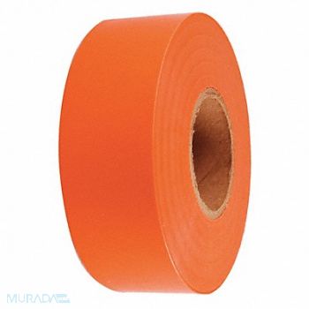 GRAINGER APPROVED Flagging Tape Orange 300 ft x 1-3/16 In, 1EC25
