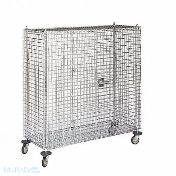 GRAINGER APPROVED Wire Security Cart 900 lb 60 in L, 1ECH1