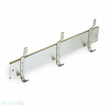 GRAINGER APPROVED Utility Hook Strip 3 Hook 2-1/2In Satin, 1ECL3