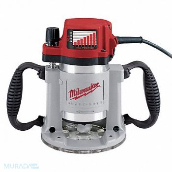 MILWAUKEE Router Fixed Base Corded 3.5 hp, 1ED58
